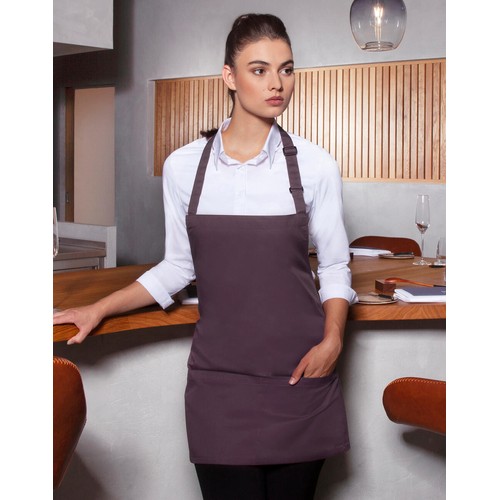 Short Bib Apron Basic with Buckle and Pocket thumbnail 4