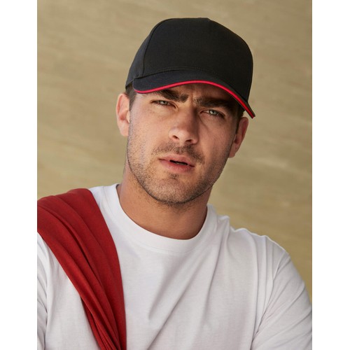 EarthAware® Clas. Org. Cotton 5 Panel Sandwich Peak - 1