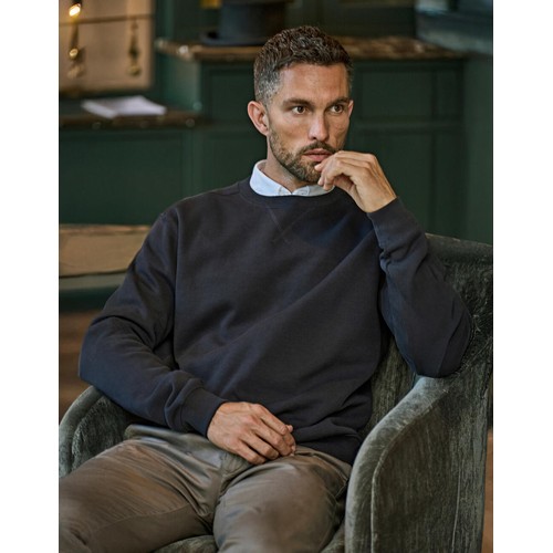 Ribbed Interlock Crew Neck - 1