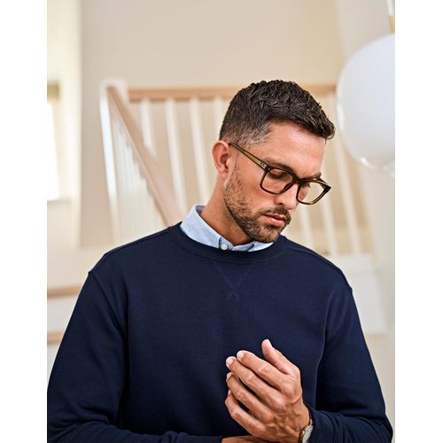 Ribbed Interlock Crew Neck - 2