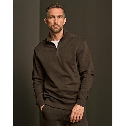 Ribbed Interlock Half Zip - 1