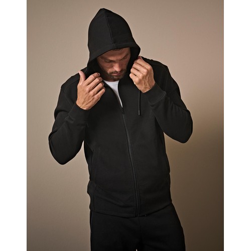 Ribbed Interlock Hooded Full Zip thumbnail 9