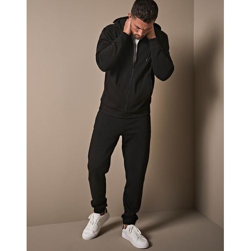 Ribbed Interlock Hooded Full Zip - 3