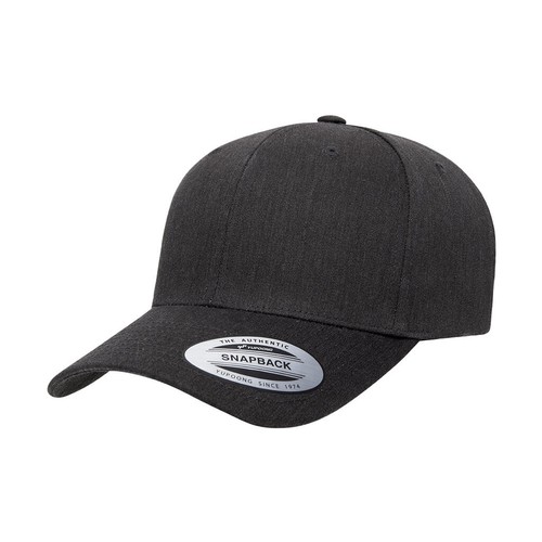 Retro Cotton Blend Snapback - 1