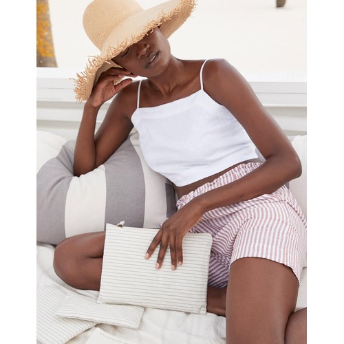 Striped Organic Cotton Accessory Pouch thumbnail 4