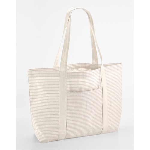 Striped Organic Cotton Shopper thumbnail 6