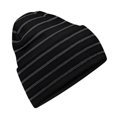 Original Deep Cuffed Striped Beanie - 1