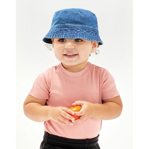 Baby Denim Bucket Hat, Babybugz, SquareNuts - Mataro Advice srl