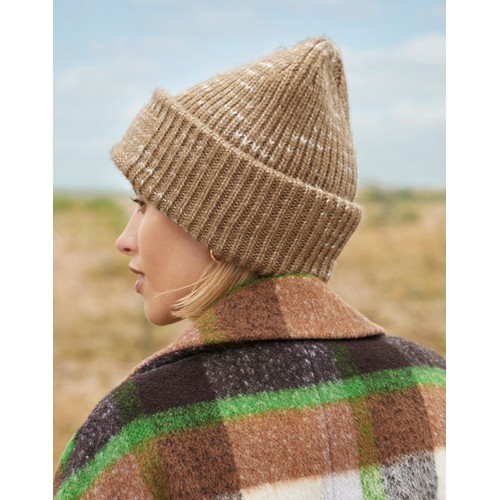 Chunky Knitted Patch Beanie thumbnail 4
