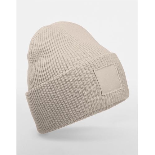 Deep Cuffed Tonal Patch Beanie - 7
