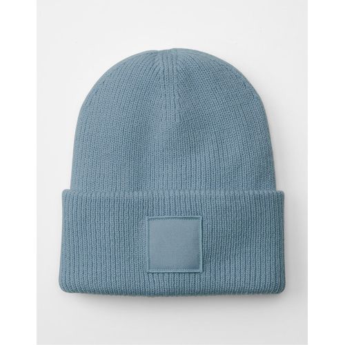 Deep Cuffed Tonal Patch Beanie - 4