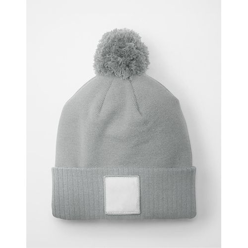 Appliqué Patch Pom Beanie - 7