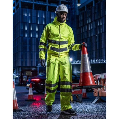 Hi-Vis Pro Packaway Jacket - 1