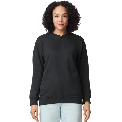 Softstyle Midweight Adult Fleece 1/4 Zip Sweat thumbnail 6