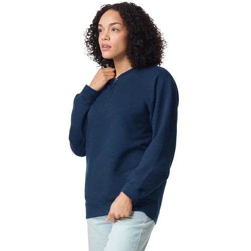 Softstyle Midweight Adult Fleece 1/4 Zip Sweat thumbnail 7