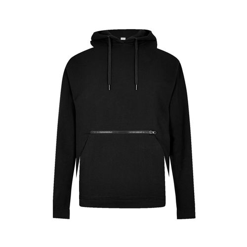 Pique Hoodie with Zipped Pocket - 6