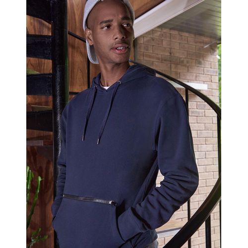 Pique Hoodie with Zipped Pocket - 2