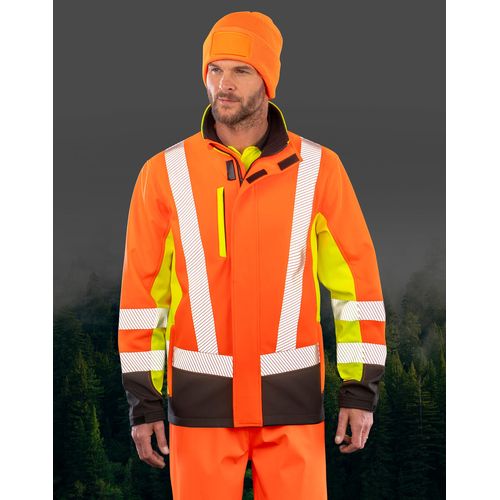 Recycled 3-Layer Printable 3-Tone Safety Softshell - 2