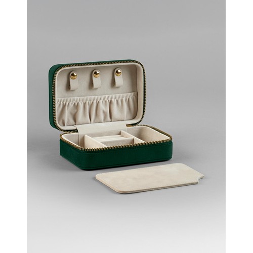 Velvet Travel Jewellery Box thumbnail 6