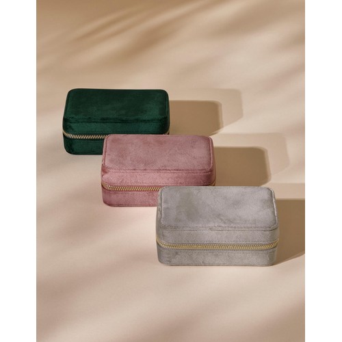 Velvet Travel Jewellery Box thumbnail 5