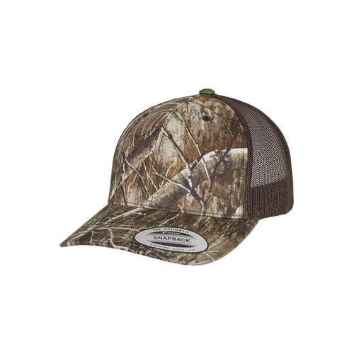 YP Classcis RealTree Camo Retro Trucker Cap, Yupoong, SquareNuts - Mataro Advice srl