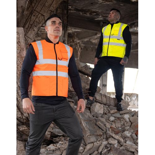 gilet bodywarmer bandes réfléchissantes - 1