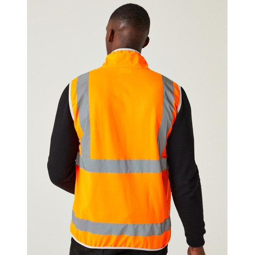 Pro Hi-Vis Full Zip Gilet thumbnail 4