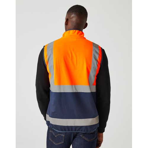 Pro Hi-Vis Full Zip Gilet thumbnail 10