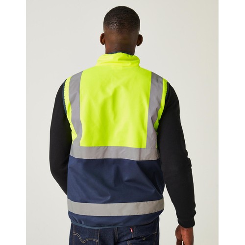 Pro Hi-Vis Full Zip Gilet thumbnail 6