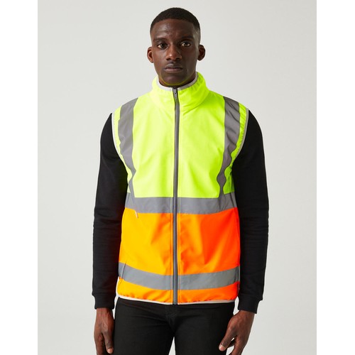 Pro Hi-Vis Full Zip Gilet thumbnail 7