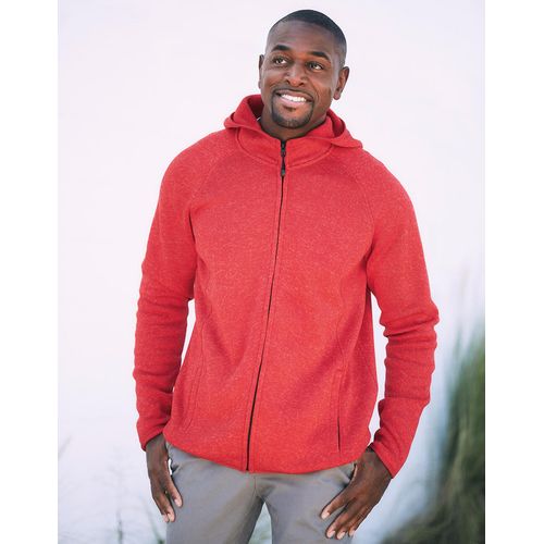 Lux Hooded Knit Fleece Jacket for men - 2