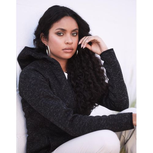 Lux Hooded Knit Fleece Jacket for women - 3
