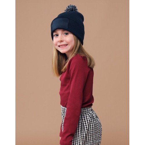 Kids Snowstar Patch Beanie - 3