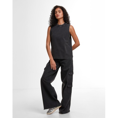 Ladies Vintage Washed Sleeveless Tee thumbnail 6