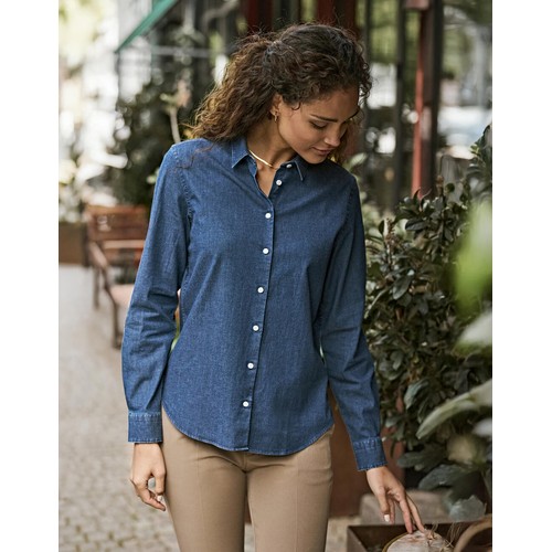 Women`s Denim Shirt - 1