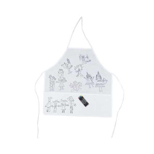 DELANTAL PARA COLOREAR AFONINO