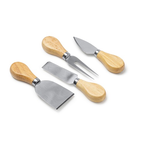 Ensemble à fromage avec ustensiles en acier Zeke