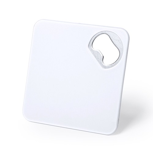 POSAVASOS CON ABRIDOR DE BOTELLAS. GUZMANES