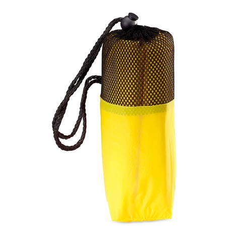 Poncho réutilisable dans son sachet. Dattero, Claps!, MoOodMaker, Lausanne