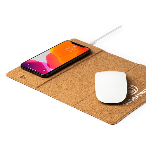 Tapis de souris avec chargeur sans fil Bidente