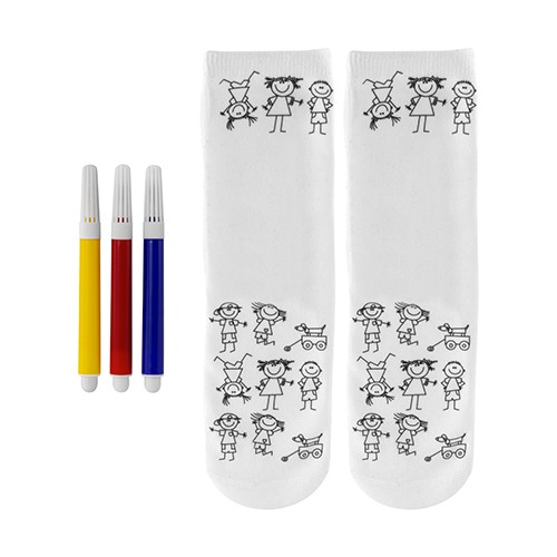 CALCETINES PARA COLOREAR AGLAONEMA