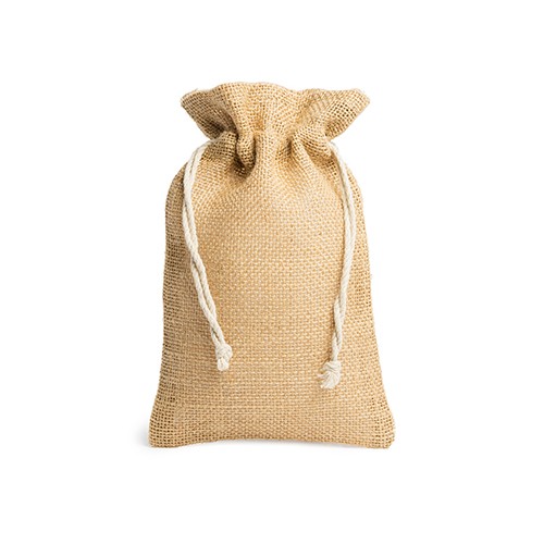 BOLSA ESTILO SACO DE YUTE NATURAL. ALLORO