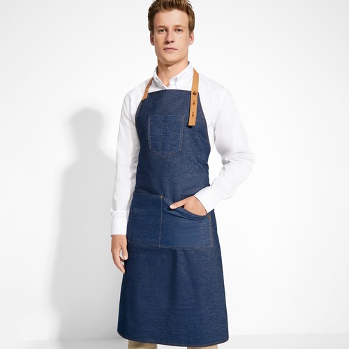 Long Tablier jean. BATALI