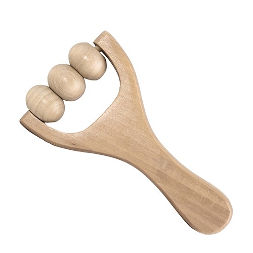 RODILLO MASAJEADOR DE MADERA DE CEREZO. AMERICIO