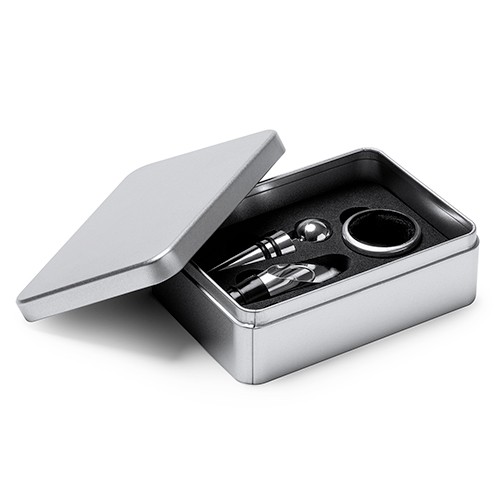 JUEGO DE VINO CON ACCESORIOS  INDIO