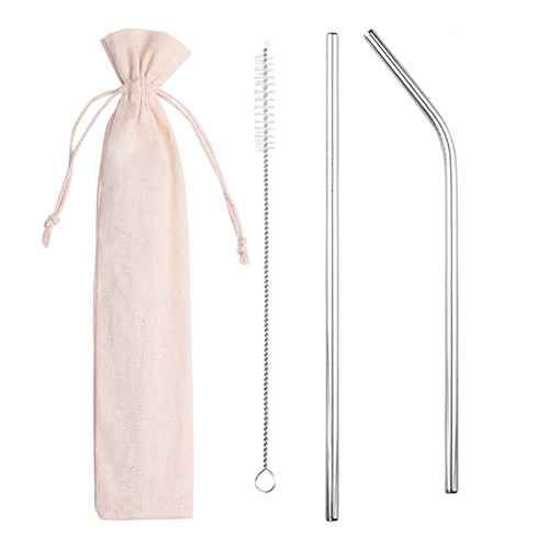 SET DE 2 PAJITAS INNOX TAIPEI