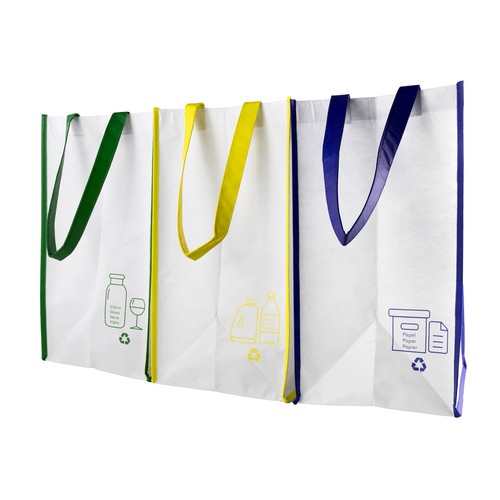 Ensemble de sacs de tri sélectif Hassio, Claps!, MoOodMaker, Lausanne