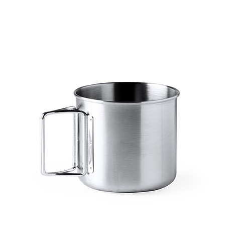 TAZA DE ACERO INOXIDABLE, 340 ML. NOGARA