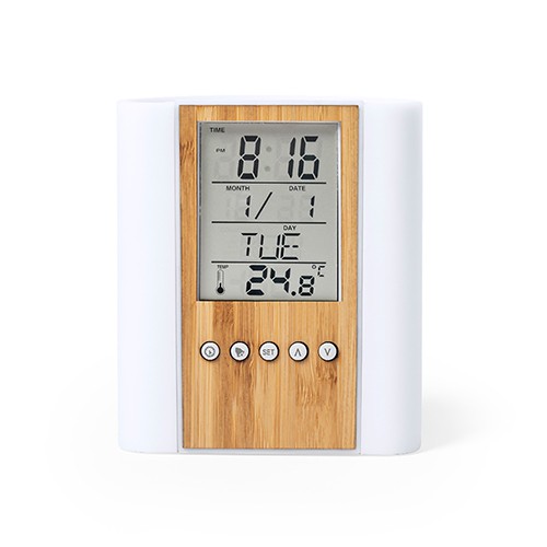 PORTA BOLÍGRAFOS RELOJ SEREN