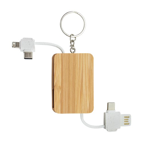 LLAVERO CON CABLES DE CARGA REFRONTOLO